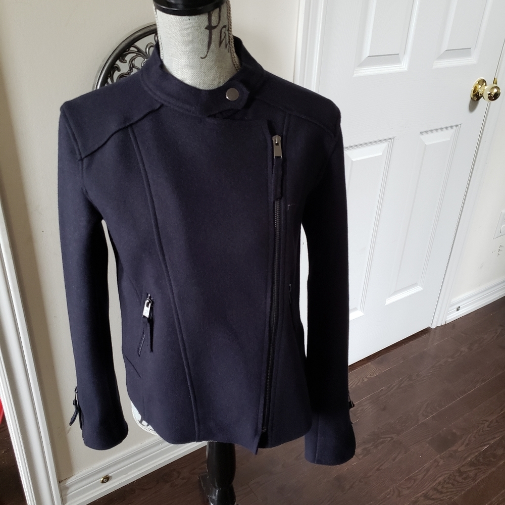 NWT dark navy blue soft jacket